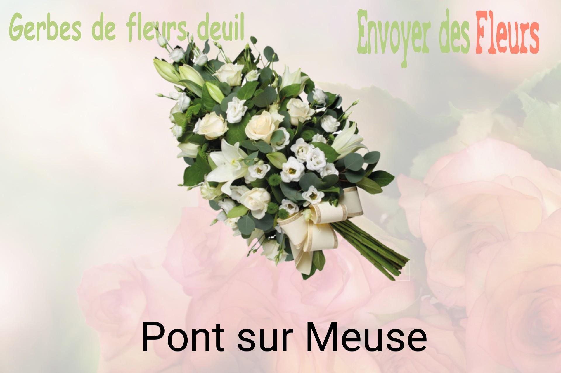 Gerbe de fleurs de deuil livrée à Pont-sur-Meuse